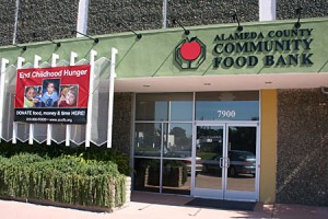 Front entrance of the Alameda food bank