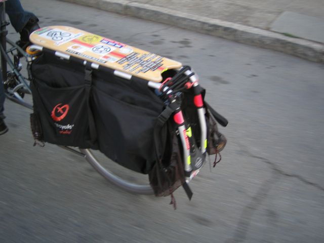 This is next level--an actual cart with its own wheel.