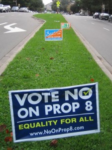 Campaign poster from the November 2008 ballot initiative.