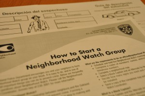 Neighborhood Watch The Oakland Police Department encourages residents to start a Neighborhood Watch group on their blocks. Call Brenda Ivey at (510) 238-3091 for more information.