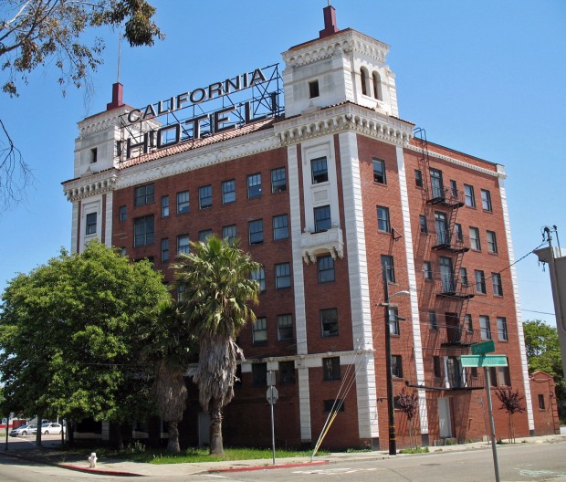 The California Hotel was a popular venue for acclaimed recording artist like James Brown, Ray Charles and Billie Holiday. Photo courtesy of EBALDC.