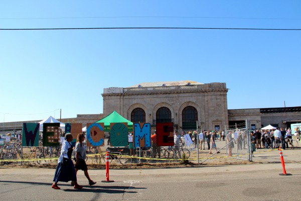 The 16th Street Station celebrated its 100-year anniversary on Saturday. Photo by Aaron Mendelson.