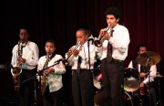 The Young Ethio Jazz Band, performing at Rasela's Jazz Club on Sunday.