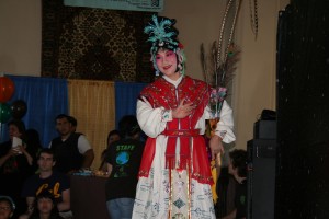Fashion Show inside the International house