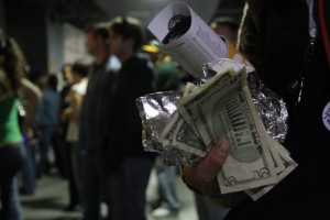 Long lines for $1 hot dogs is not a rare occurence Wednesday nights at the Coliseum.