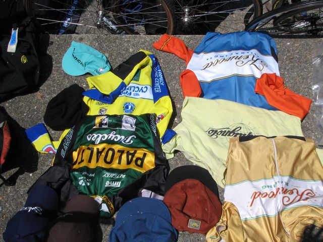 IMG_3280 Vintage jerseys and hand-made caps.