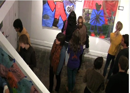Crowds at the Oakland Art Murmur