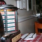Table sized jukeboxes at Oh Sole Mio