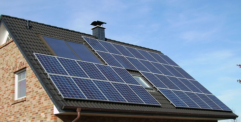Rooftop solar panels