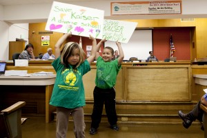 kids protesting