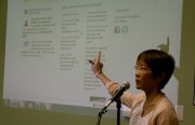 Alameda County supervisor Wilma Chan speaks at a press event for ACHealthCare.org, the first searchable free and low-cost health services database of its kind in the country.