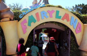 Organizers said around 1,000 people showed up for the celebration at Fairyland.