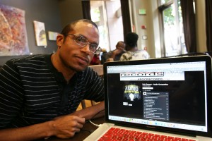 Silver shows off his work, the site where Audio Occupation is available for download