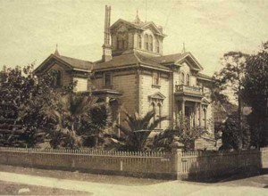 An archival photo of the Pardee Home