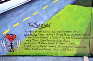 The mural, titled "Tree of Life," will be transported throughout the city.