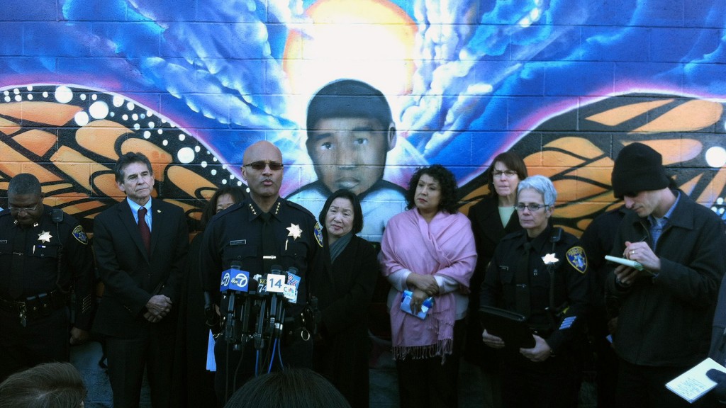 Howard Jordan condemns the recent spate of violence in Oakland at a press conference Monday.