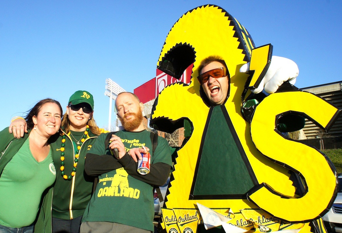 Fans stream in for Opening Day baseball in Oakland Oakland North