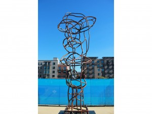"Vinaya" by Eric Powell stands 15 feet tall.