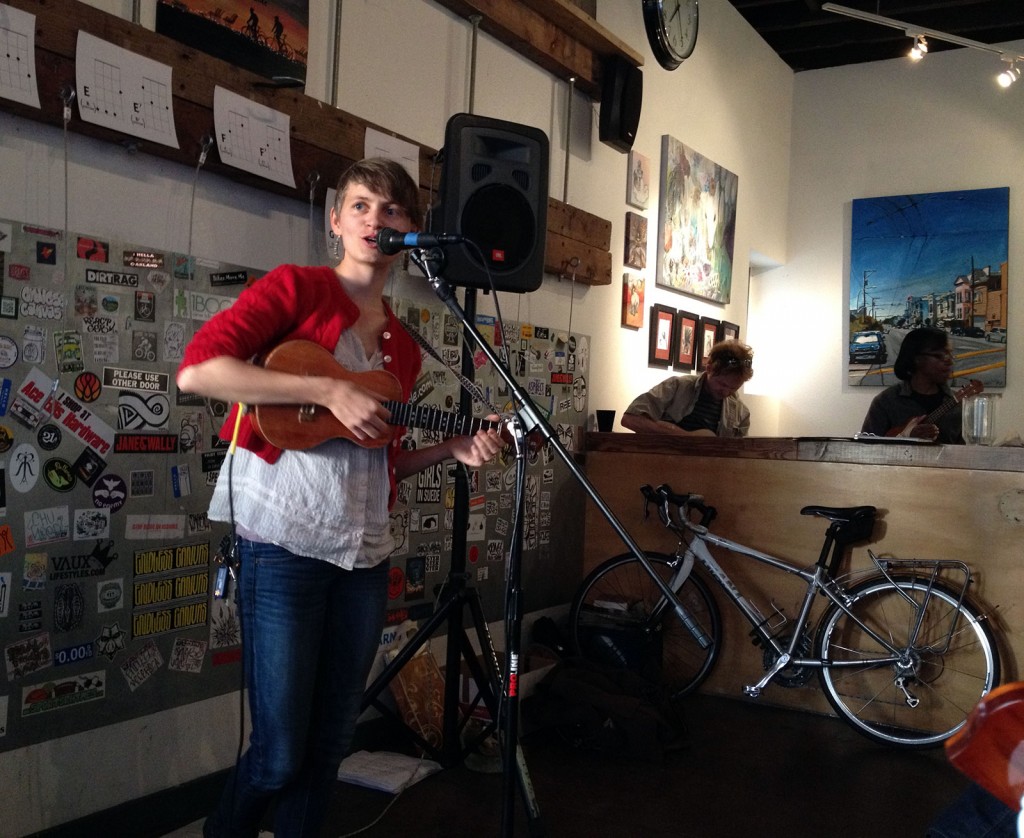 Mana Maddy at ukulele love in