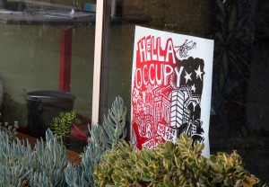 hella occupy oakland sign