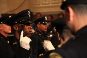 officer with gun