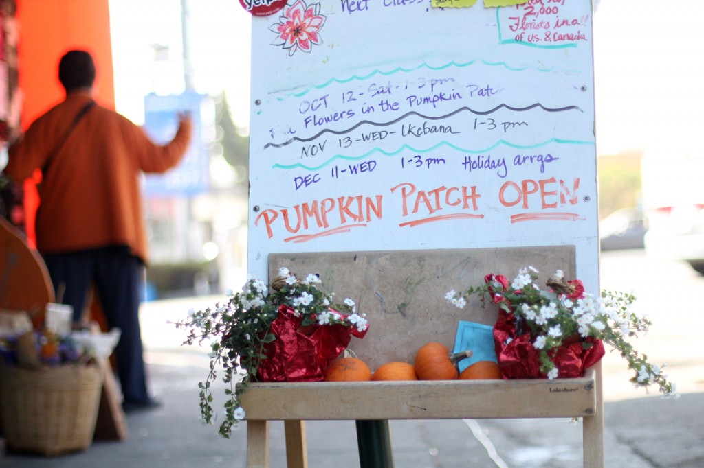 Pumpkin patch sign