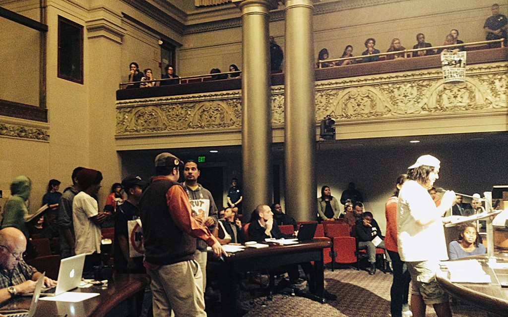 Dozens of speakers lined up at Tuesday night's Public Safety Committee meeting to speak out against a proposed youth curfew in Oakland.