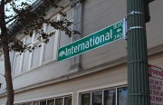 International Blvd street sign