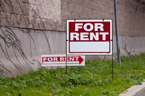 Rent rent signs