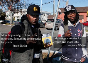 Jason Taylor and Adonis Walker