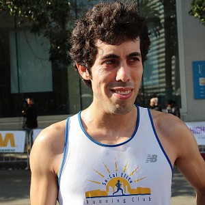 The male winner of the Oakland marathon race was 30-year-old Eulogio Rodriguez from Whittier, CA.