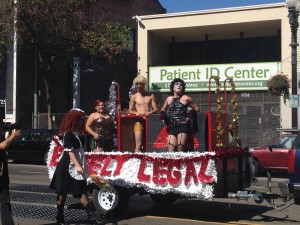 The Rocky Horror Picture Show: Barely Legal Cast rode in the Oakland Pride Parade.