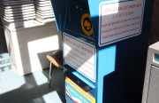 Early voters can drop off vote by mail ballots at an official ballot drop box, like this one at Oakland's René C. Davidson Courthouse.