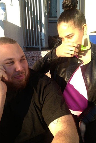Isaiah Sudan with his older sister, Sonseeahray. Courtesy of his family.
