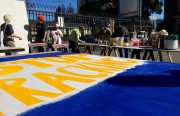 Art build for the march for real climate change leadership