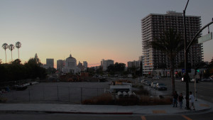 The lot at East 12th Avenue and 1st Street in Eastlake, as it currently stands. Photo by Christopher Harland-Dunaway.