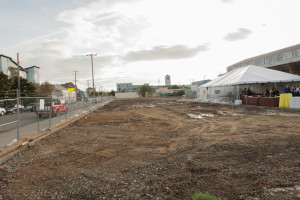 Prior to construction of the new facility. Image courtesy of BRIDGE Housing.