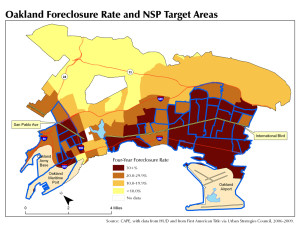 Oakland Foreclosure Rates.