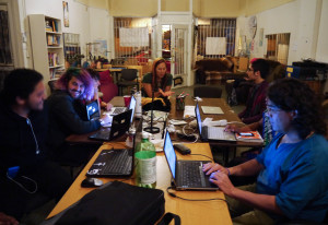 During Hack Night, Liberating Ourselves Locally brings in an expert to help with the members' projects.