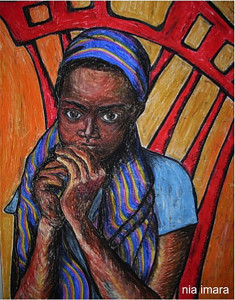 "All Little Black Girls are Alike" - a painting by Nia Imara