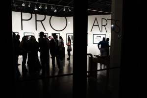 Pro Arts, a non-profit gallery in Downtown Oakland, hosted a gathering on Thursday for "Tribute", an exhibit about foster youth tattoos. Photo by Luisa Conlon.