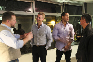 Clients sharing business ideas at the launch event. Photo by: Kyle Merrit Ludowitz
