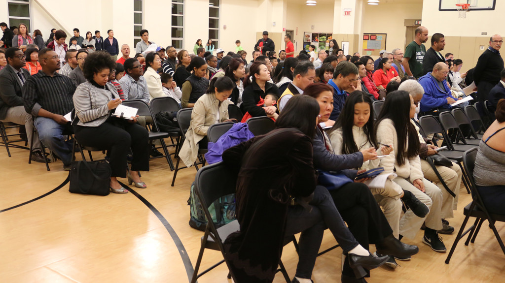 The February 24 school board meeting was heavily attended by families from Vincent Academy and American Indian Model Schools (AIMS).