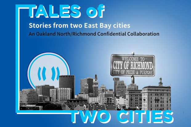 Tales of Two Cities brings you audio stories from Oakland and Richmond. Stay tuned. Design by Angelica Casas.