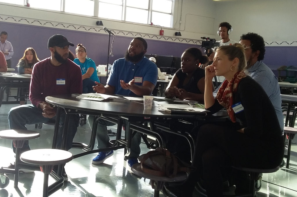 Oakland youth and community members gathered at East Oakland's Castlemont High School to discuss hopes for the next police chief.