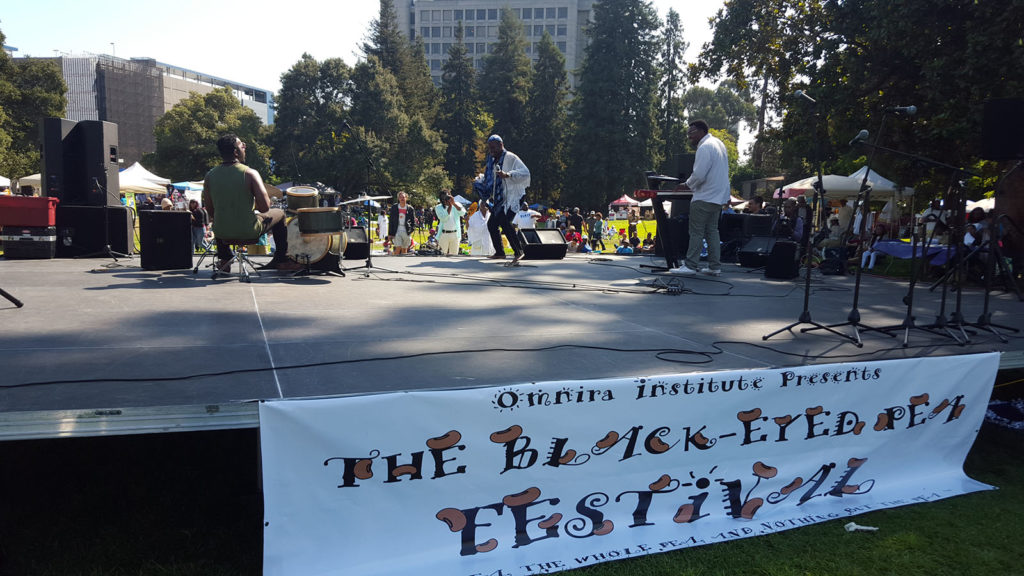 Tory Teasley and the Teasers perform at the Black-Eyed Pea Festival.