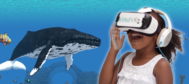 kindVR is developing virtual reality therapies for pain management. Image: kindVR.