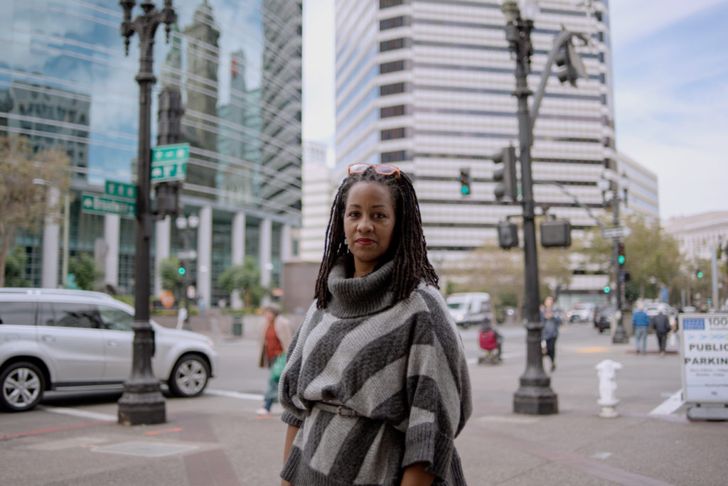 Nzingha Dugas, director of the new African American Girls and Young Women Achievement program in Oakland. The program aims to increase the success of African American girls in schools across the district. Photo by Rosa Furneaux.