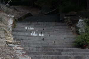 Steps at Joaquin Miller Park in Oakland.