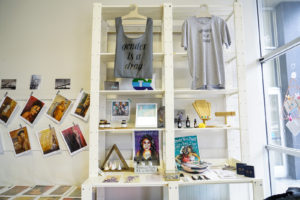 Local artists' work for sale at the Qulture Collective gallery on Friday November 11, 2016. (Yesica Prado/Oakland North)